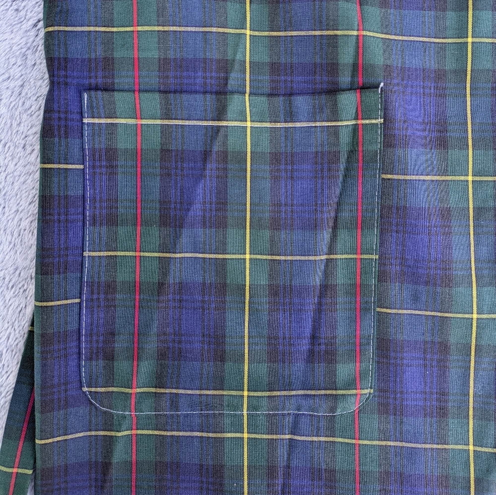 Vintage Sears The Men's Store Plaid Housecoat Large 42-44 - Picture 4 of 14